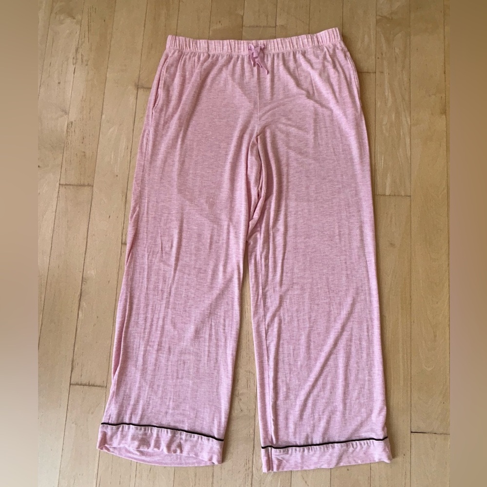 Victoria’s Secret Women's SoSoft Modal Long Pajama Set Angel Pink Size Large - Picture 7 of 16